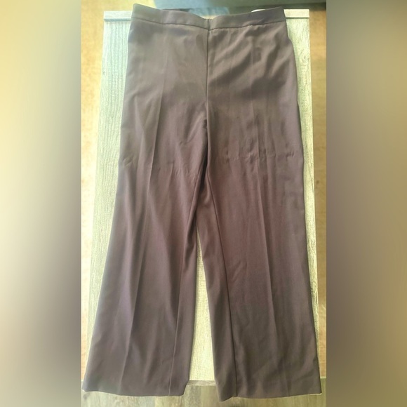 Catherines Refined Fit Wide Leg Brown Pants Size 0X (14-16W) - Picture 1 of 6